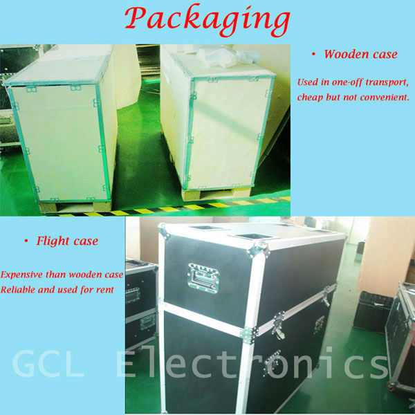 P16 hollowing-out cabinets flexible led display screen for large advertising