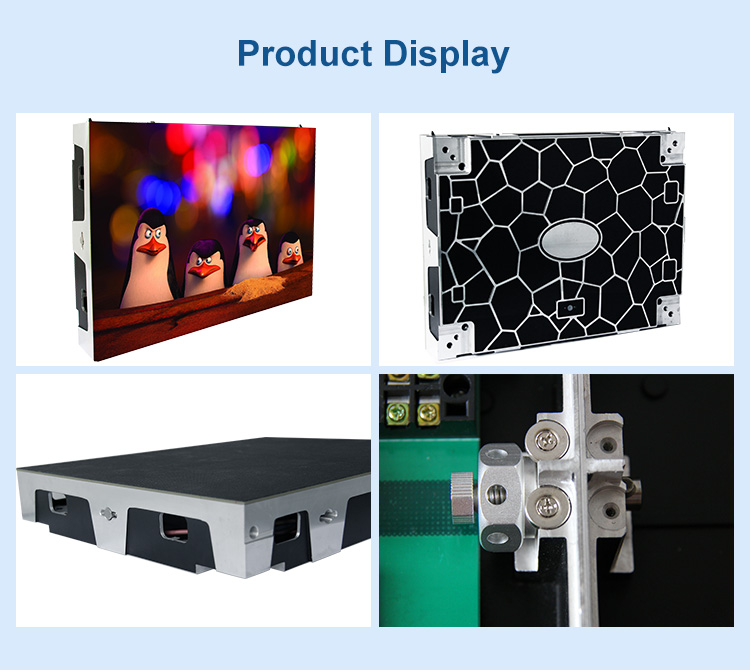 Wall Hanging TFT P2 Small Pitch LED Display Borderless 128*128