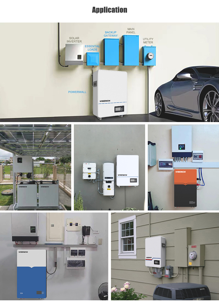 51.2V Wall Mounted 9.5Kwh 48V Lifepo4 200Ah Lithium Ion Battery For Solar System Energy Storage