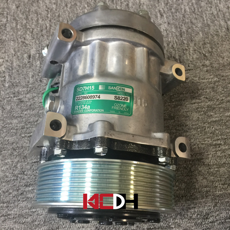 Sanden Type SD7H15 372-9493 OEM Excavator Parts For AC Compressor Universal