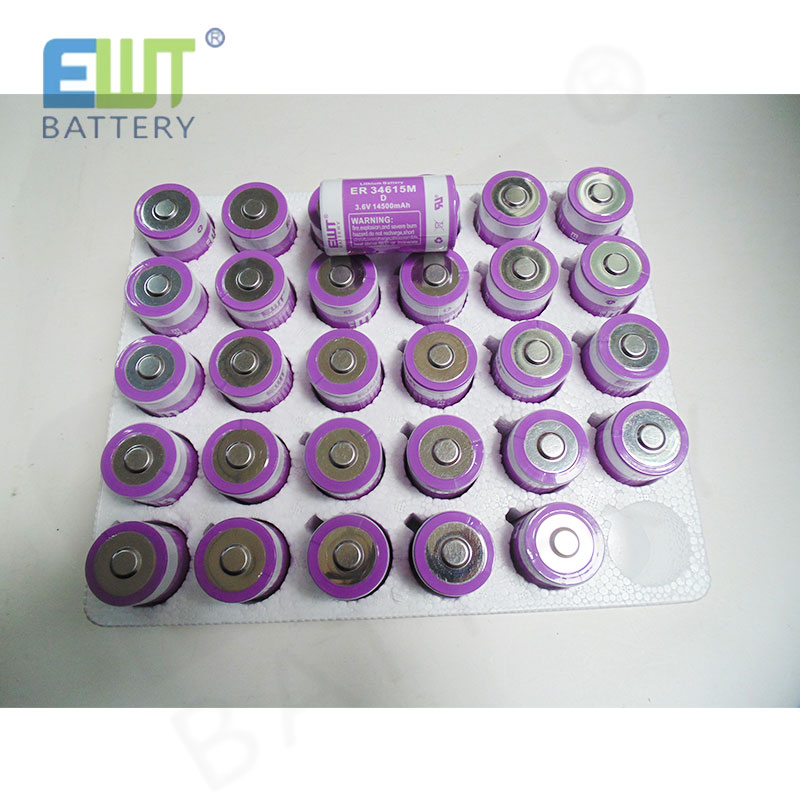 AAA Lithium Thionyl Chloride Battery Cell ER34615 19000mAh LiSOCL2 Battery