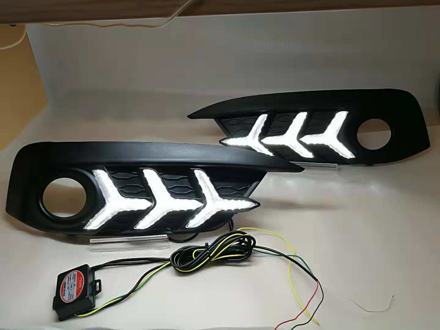 Lamborghini Style Universal Fog Lamp Rear Bumper Led Lights For Honda New Civic 2016 2018