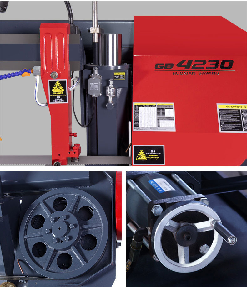 Portable Band Saw Machine For Metal Cutting 2.2kw Hydraulic Tension Method