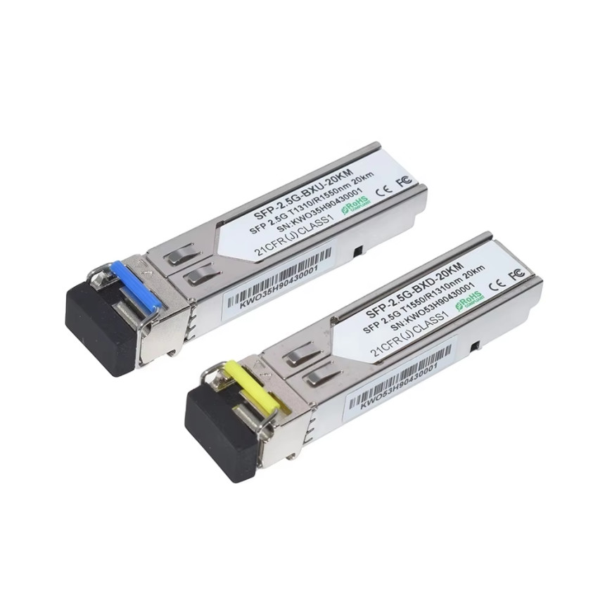 Hilink 2.5G Base BIDI 20KM WDM 1310NM/1550NM LC Connector SFP Module