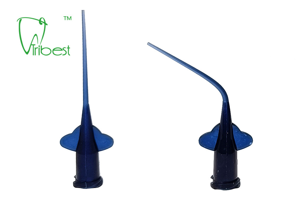 Long Curved Capillary Tip For Endodontic Treatment Aspirating Dental Syringe