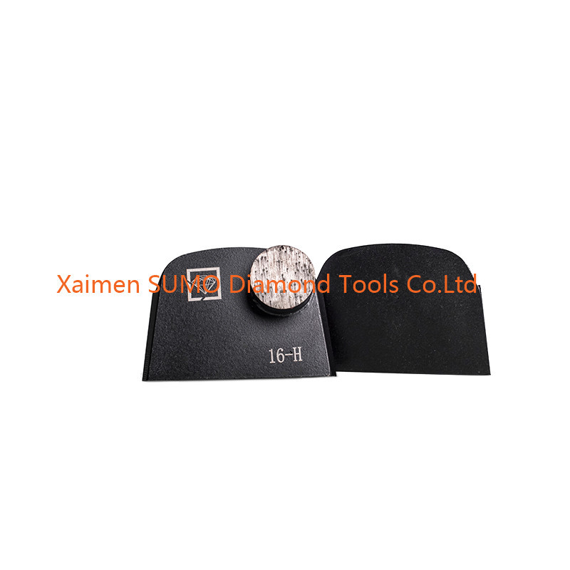 Trapezoid Concrete Grinding Tools Single Round Segment Quick Change