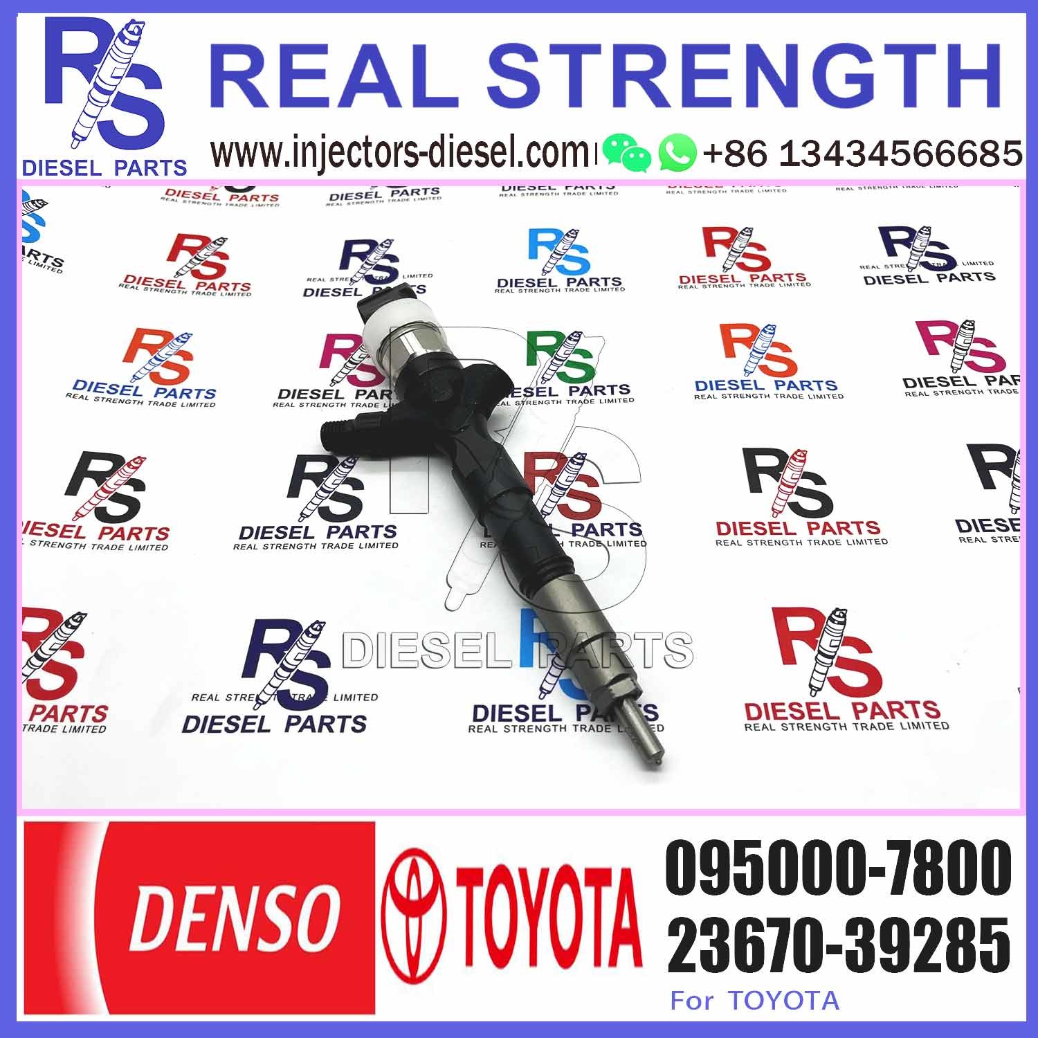 Hot 2KD-FTV Diesel Fuel Injector 23670-30310 DENSO 9709500-780 095000-7800 For DENSO TOYOTA HILUX 2.5L