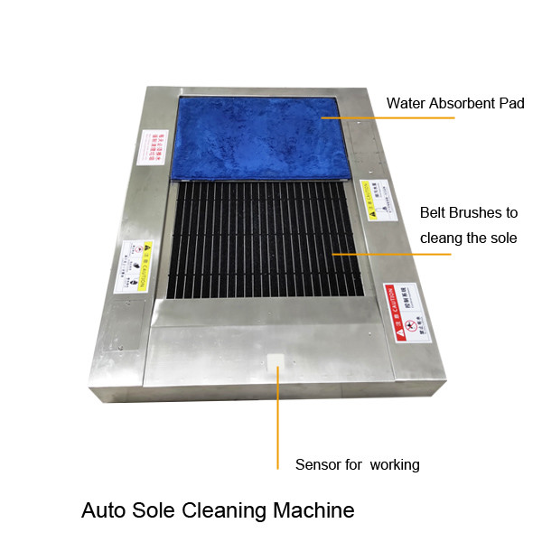 Intelligent Shoe Cleaning Machine Length 2M For Many People Stainless Steel 304