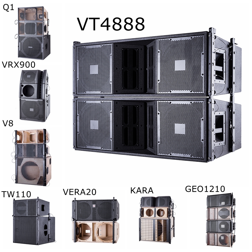 OEM Empty 8 Inch Professional Audio Speaker With Subwoofer Cabinet Audio Box