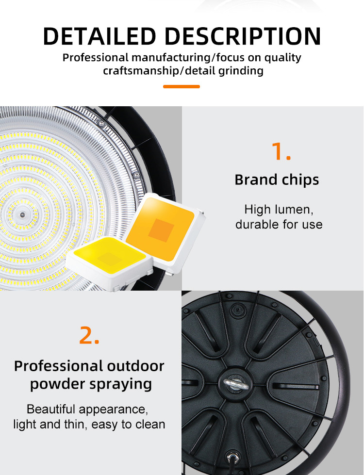 Commercial Industrial High Bay Lighting 100W 150W 200W 300W 400W Workshop Led UFO Highbay
