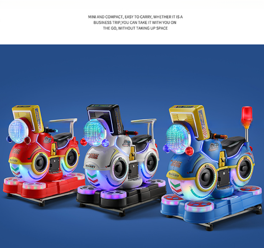 Dreamland Coin operated amusement motorcycle kiddie rides on car MP5 children swing game machine