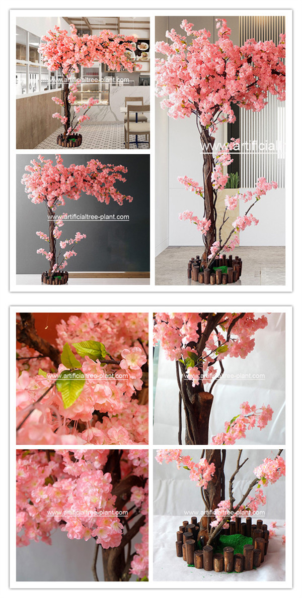 Durable One Side Artificial Blossom Tree Wedding Shop Home Decoration