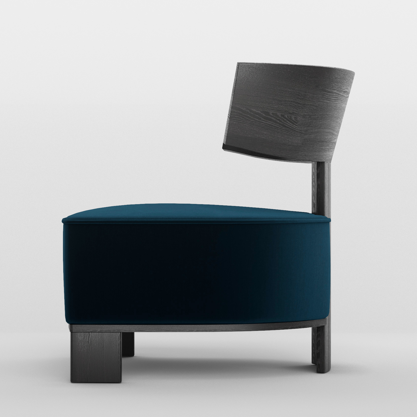 Molteni Clipper Modern Low Lounge Chair For Reception Room Office
