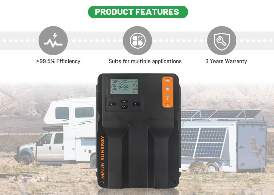 40A 12V 24V MPPT Solar Charge Controller With Max. 150V Input