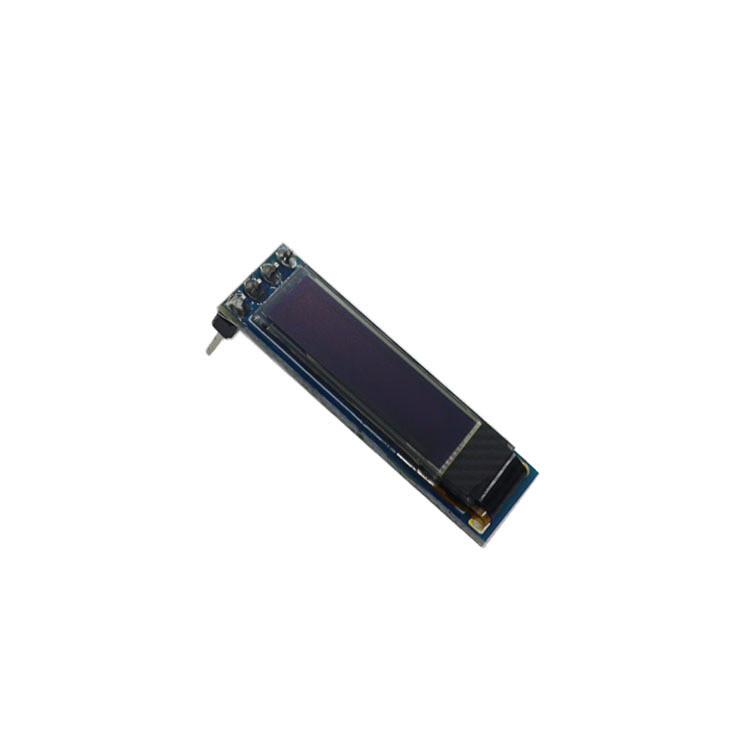 0.69 Inch PMOLED Display Module With PCBA 96x16 Resolution 4 Pins IIC Interface