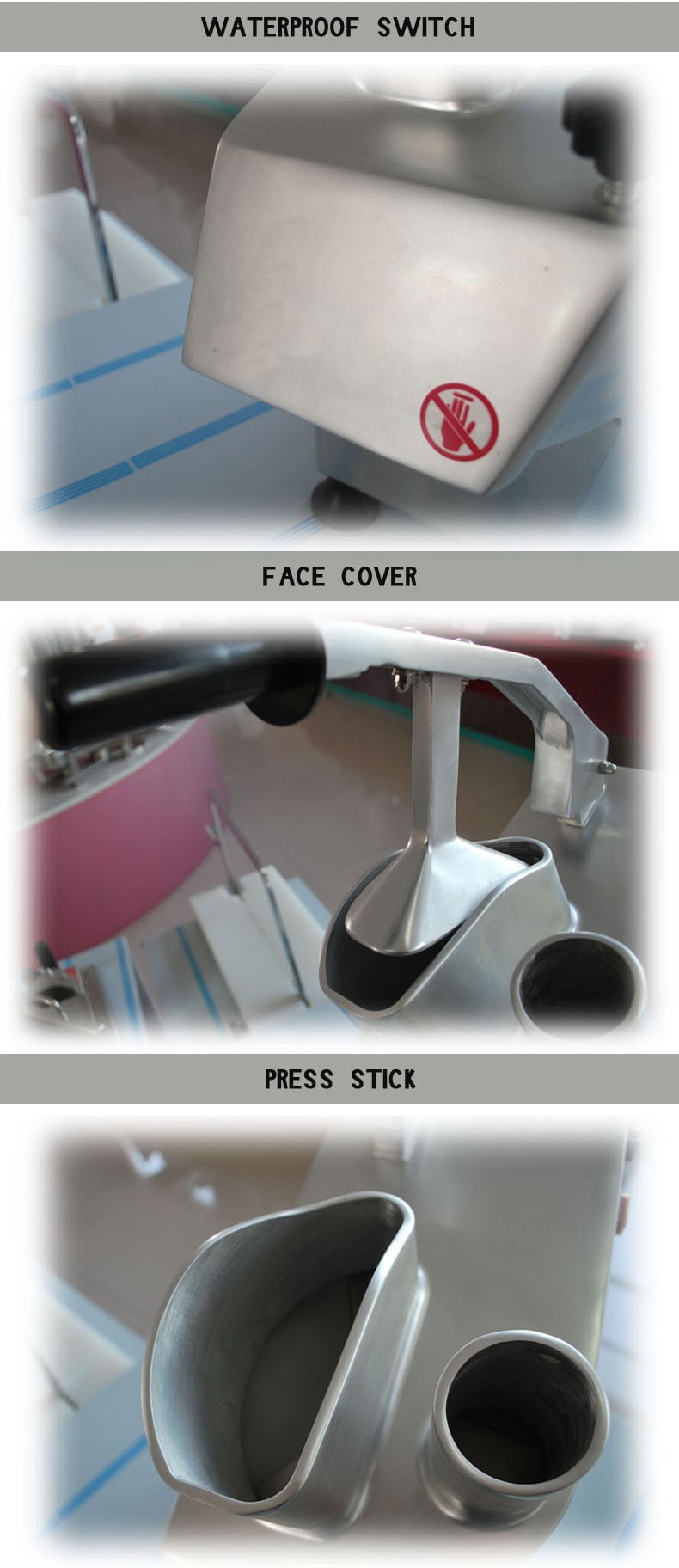 Commercial Food Processor Multifunction Vegetable Cutting Machine With 5 Knives
