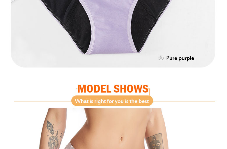 Sustainable Period Boxer Underwear Mid-Rise High Absorbent Period Underwear