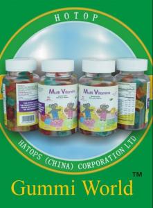 China Kids MultiVitamin Omega Gummi Candy (Flaxseed Oil and Fruit Powder) on sale