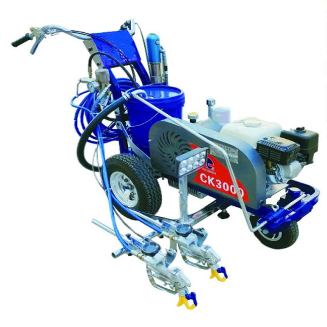 CKQ3000 High Pressure Airless Cold Paint Road Marking Machine / Road Cold Spray Marking Machine
