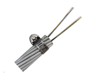 4 Core OPGW Fiber Optic Cable LSZH Sheath Stainless Steel Loose Tube