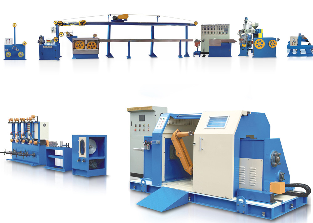 Pvc Pe Extruder Machine Extrusion Production Line For Internet Cable