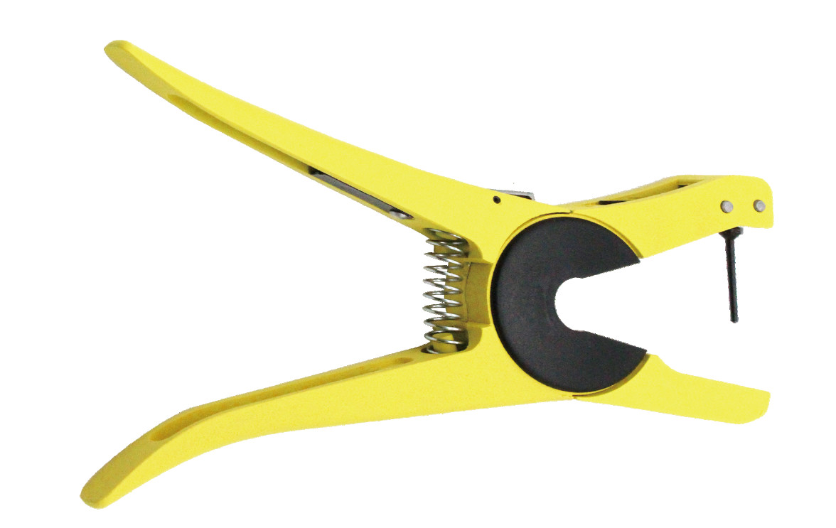 Yellow Color Identification Tag Applicator Cattle Tag Applicator Lightweight material tensile strength