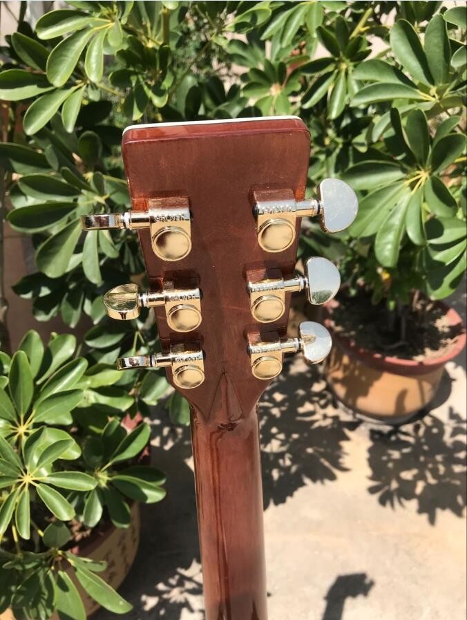 Classical Acoustic Guitar 41" Solid Spruce Top Rosewood back&side 301 EQ all Real Abalone Binding