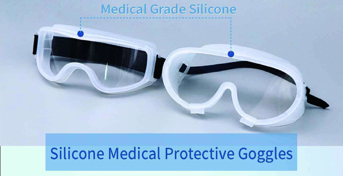 Safety Anti-bacterial Medical Protective Goggles For Hospital