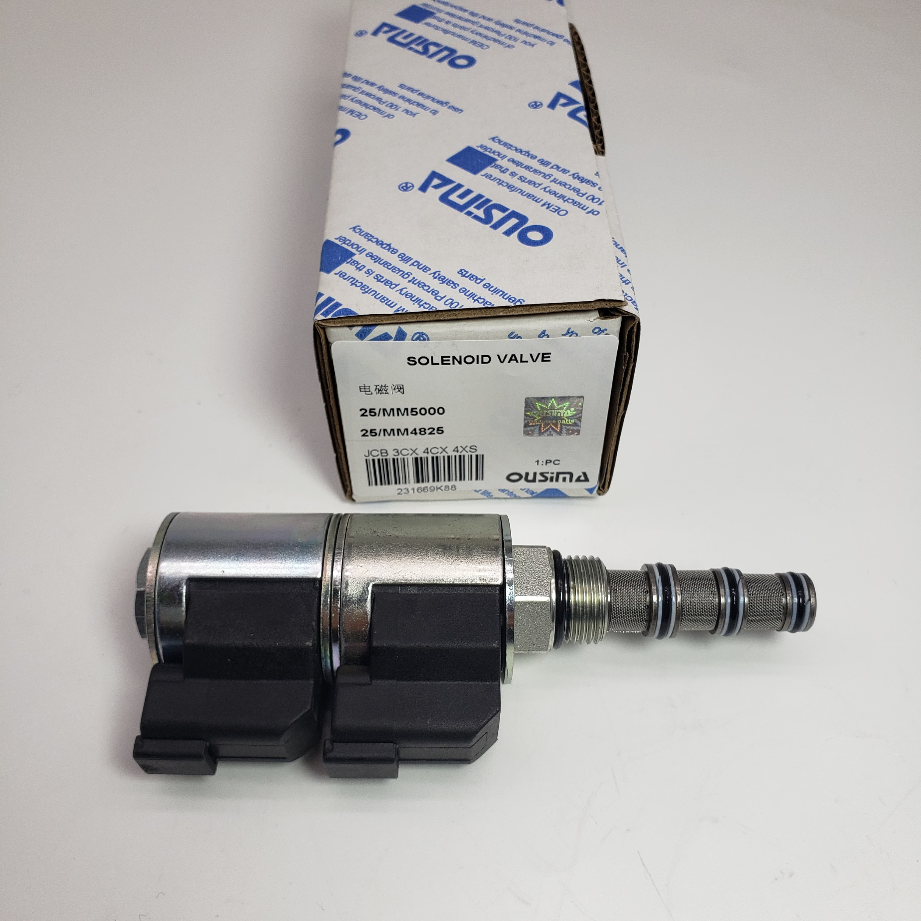 Solenoid Valve 25/MM5000 25/MM4825 For JCB 2CX 3CX 4CX 5CX