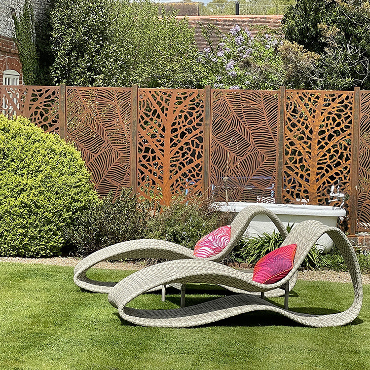 Corten Steel Room Partition Screens Home Living