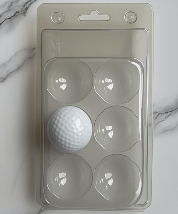6 Golf Balls Transparent Packaging Plastic Box Paper Gift Box Packaging