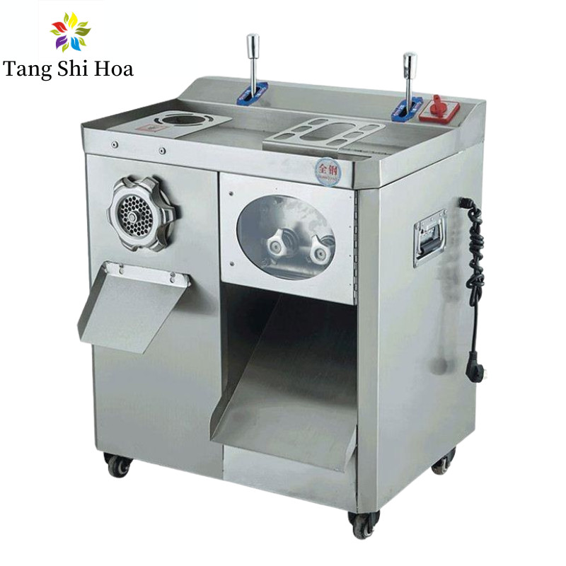 2mm Knife Thickness Meat Cutter And Grinder 2200W Meat Mincing Machine