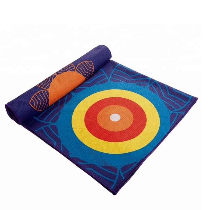 Custom Digital Printed Quick-Dry Fitness Gym Sports Microfiber Towel