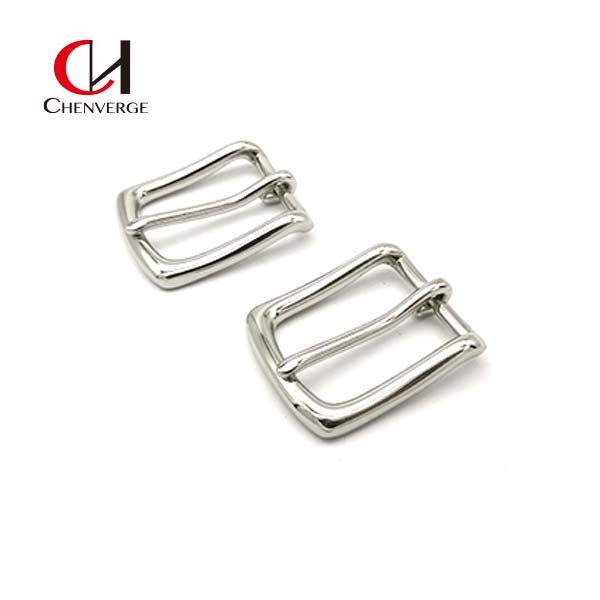 Square Smooth Silver Pin Belt Buckles Antiwear Erosion Resistant