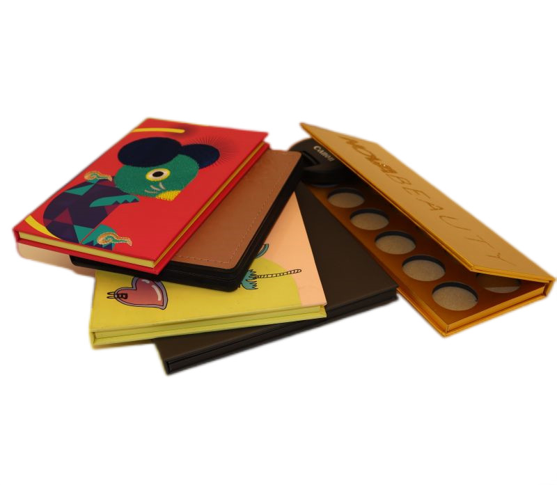 Cardboard Cosmetic Packing Box For Eyeshadow Palette with Stamping