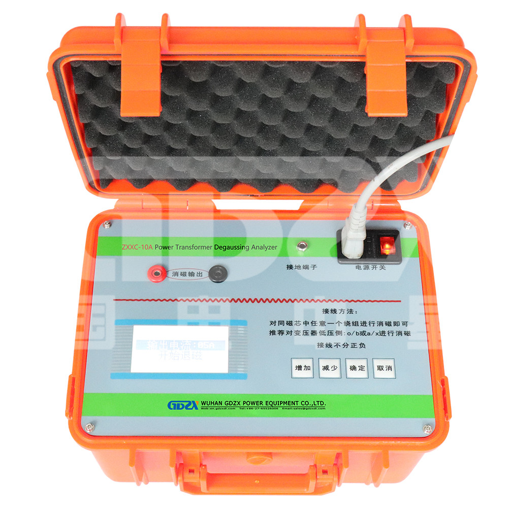 ZXXC-10A Easy Operation and Development New Type 10A Power Transformer Demagnetization Analyzer