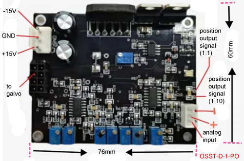 High Precision Galvanometer Optical Scanners / Drivers / Drive Boards