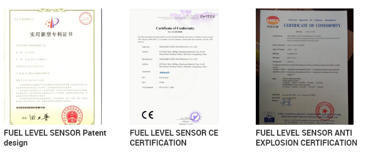 5V Diesel Fuel Level Sensor , 20mA Diesel Tank Level Sensor