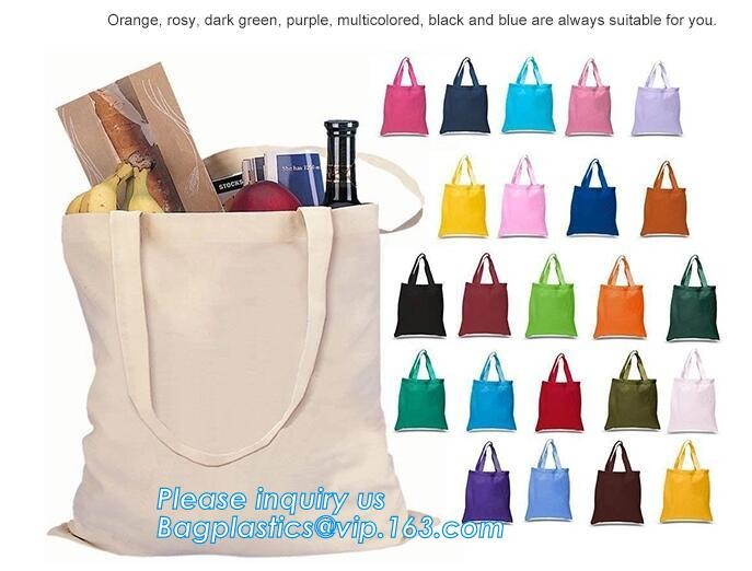 Reusable 100% Cotton Canvas Bag Canvas Tote Bags Convenient Environmentally Grocery Shopping Bags,zipper canvas bag cott