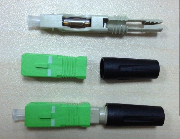 Fast Connector Adapter Field Assembly Connector Single Mode Fiber Optic SC APC UPC