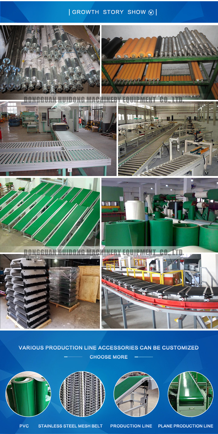 Stainless Steel Flexible Roller Conveyor , Automatic Roller Conveyor 0.4kW - 22kW