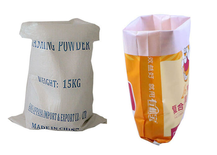 Plain Woven Polypropylene Packaging Bags Animal Feed Sacks Agriculture Use