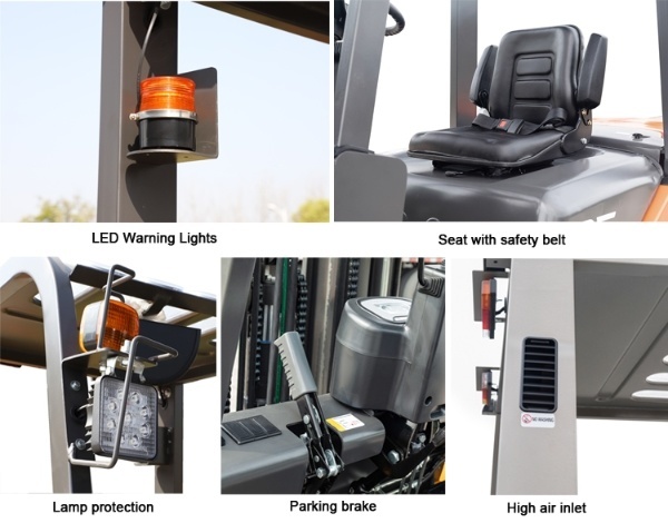 Fork Lift Truck Propane Gasoline 3500kg Forklift