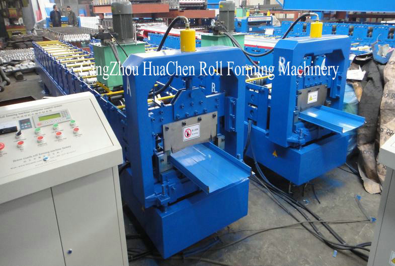 Custom Galvanized Single Roofing Sheet Metal Roll Forming Machine 380V 50Hz 3 Phase