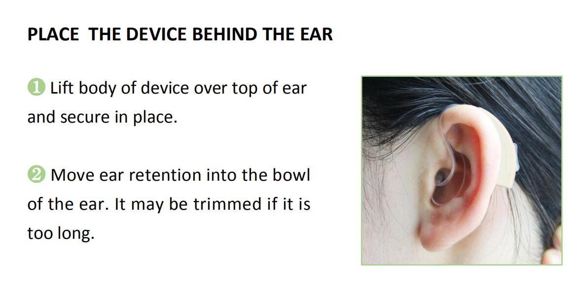 Open Fit 16 Channels BTE Hearing Aids Retone Deaf In One Ear