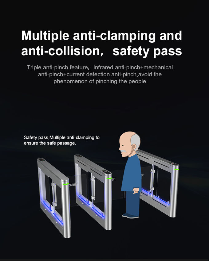 Turnstile Gate Manufacturer Swing Gate Turnstile Wheelchair Entrance Control 4
