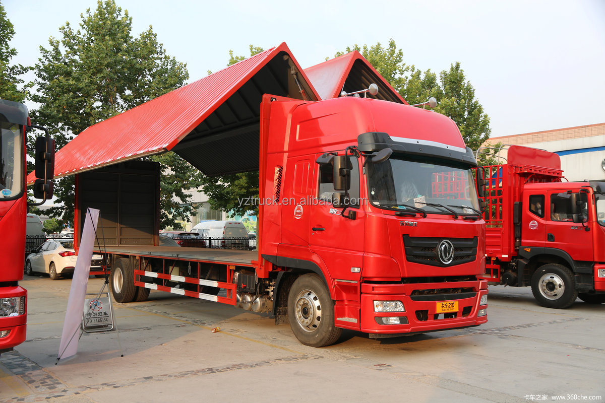 Dongfeng 4x2 Cargo Truck Van with 8.67 Ton Loading Capacity and Cummins 245 Hp Engine