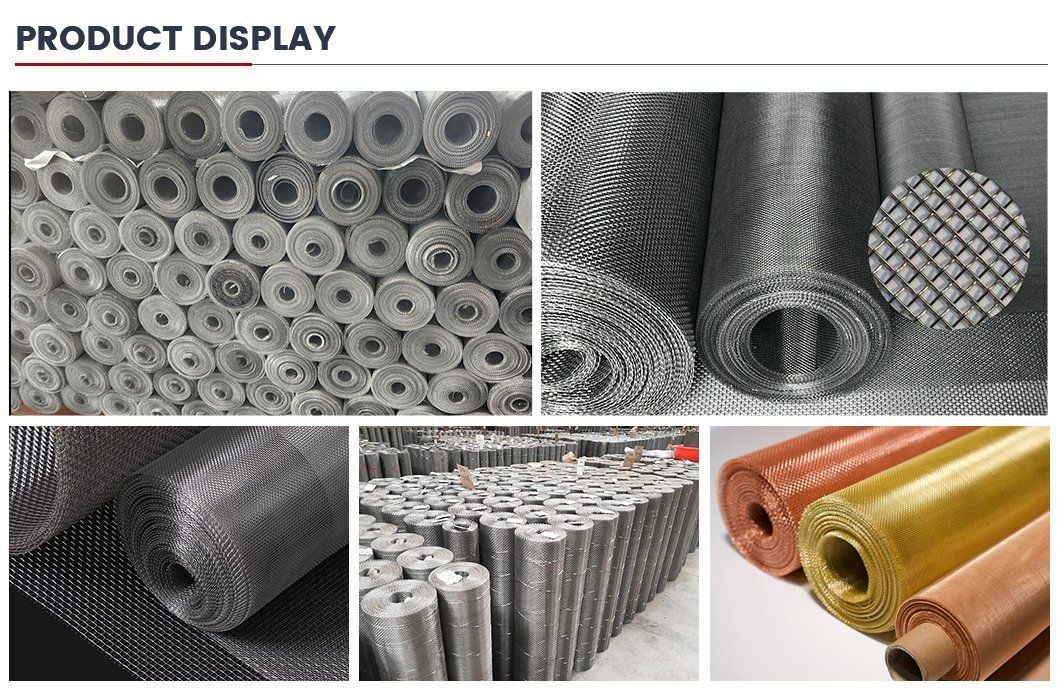 Hot Sale Smooth Grain and Reverse Grain Customized Galvanized Woven Mesh for Industry Agriculture and Science and Technology