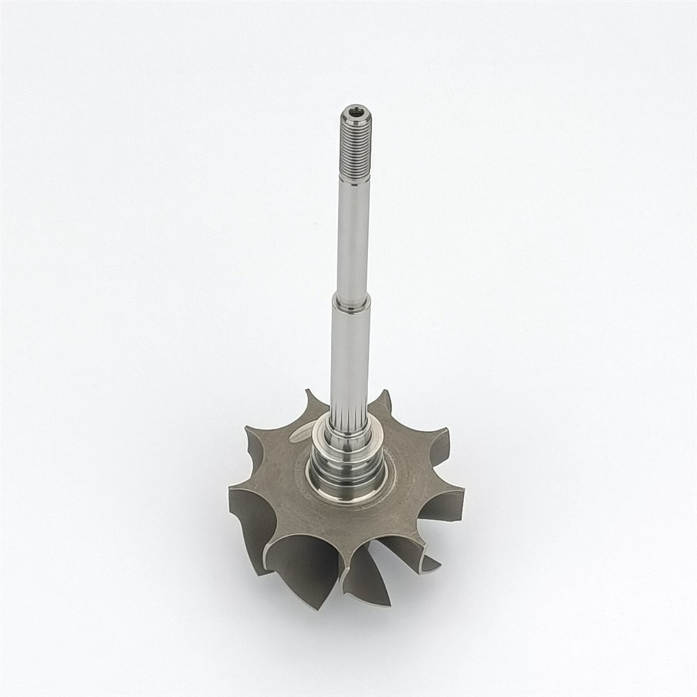 RHF5H Turbine Wheel Shaft For VF34 Inducer 53mm Exducer 40.1mm 9 Blades Turbochargers