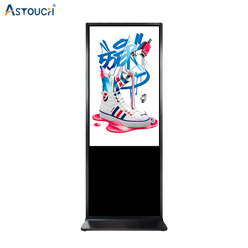 43 Inch Floor Standing Digital Signage Durable Waterproof